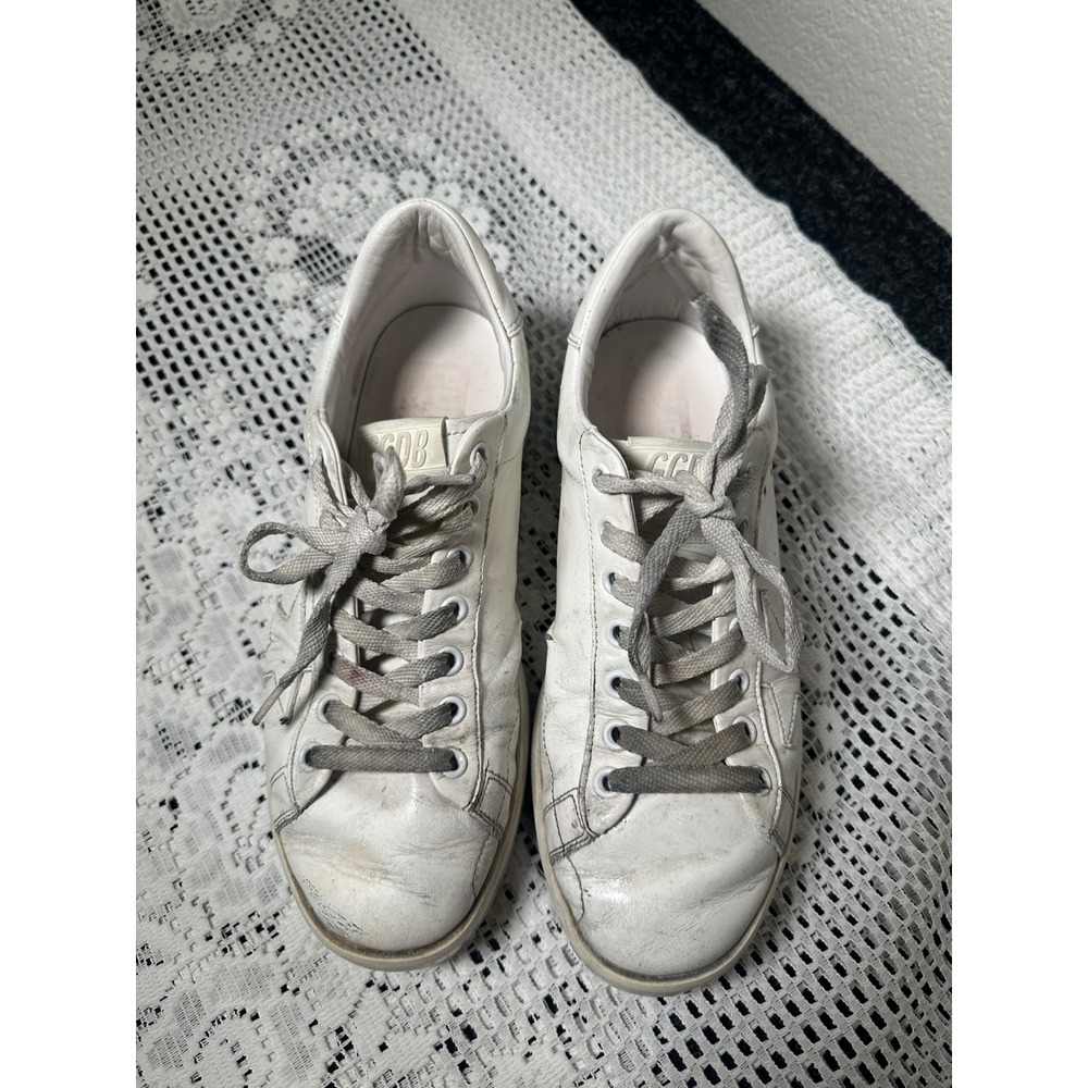 Golden Goose Pure Star Leather Low-Top Sneakers - Picture 2 of 7